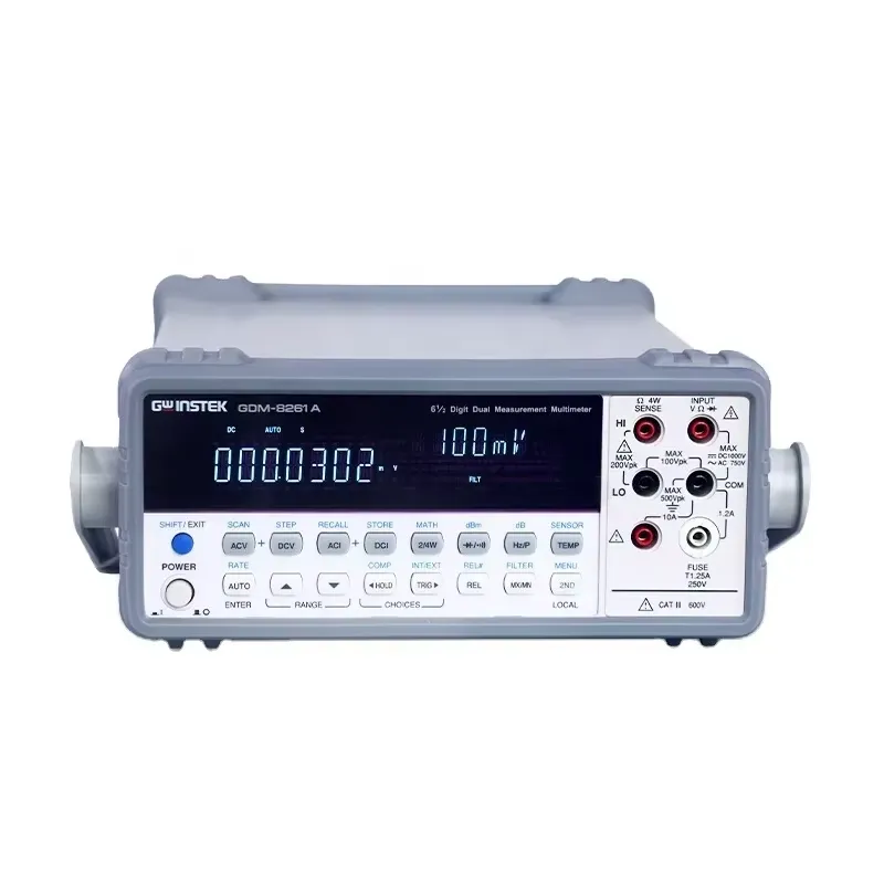 Benchtop Digital Multimeter 6 1/2 Digit - Двухдисплейный высокоточный цифровой настольный мультиметр GDINSTEK