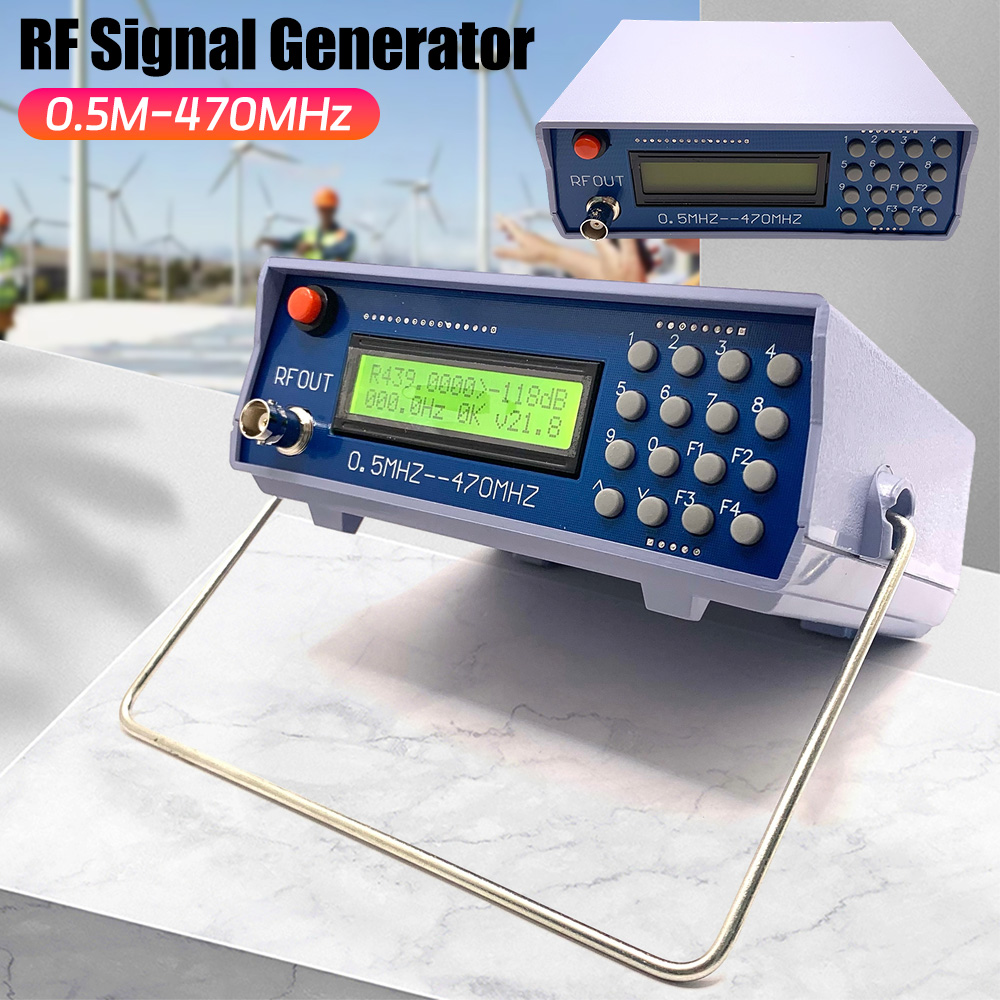 Rf Signal Generator 0.5Mhz To 470Mhz - Генератор радиочастотных сигналов 0,5–470 МГц, источник