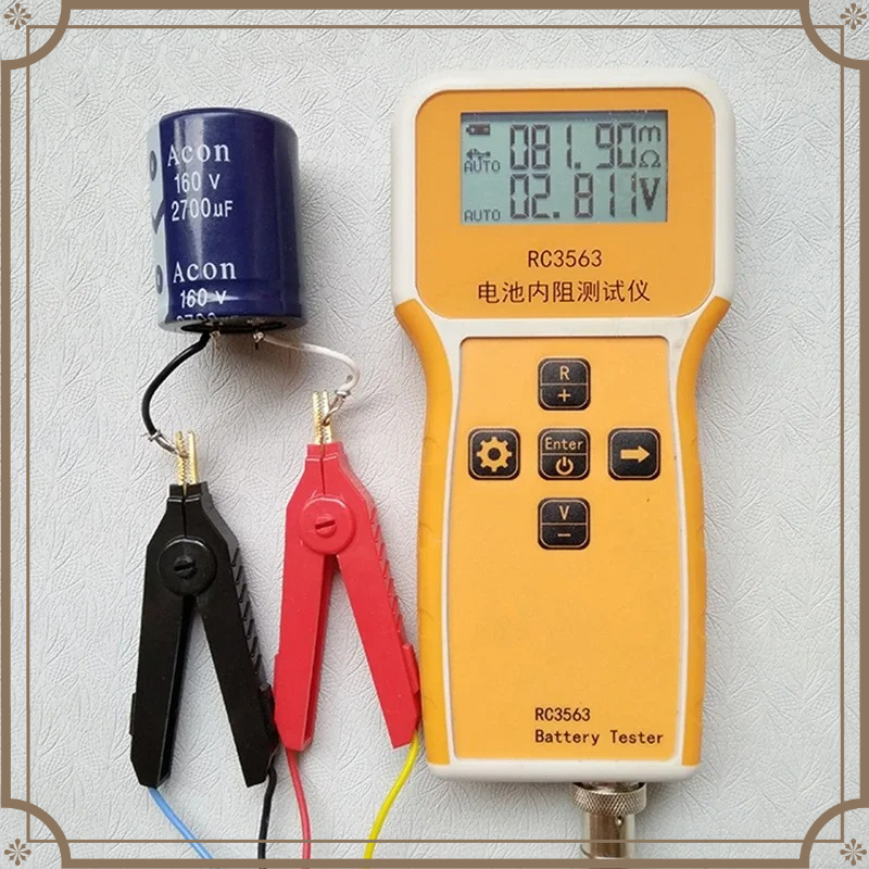 Battery Internal Resistance Tester Four Wire - Тестер внутреннего сопротивления аккумуляторов RC3563, детектор