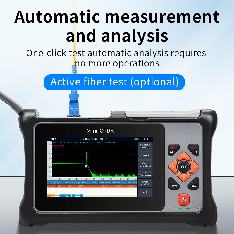 Оптический рефлектометр KP800  – обзор и цена Optical Time Domain Reflectometer Otdr 1310 1550Nm