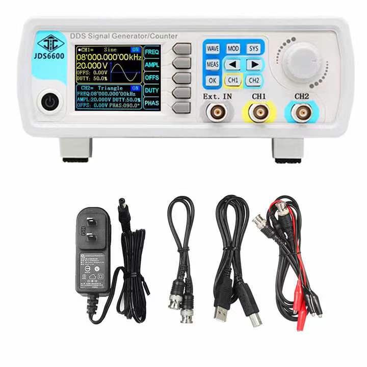 JDS6600 15/30/40/50/60 МГц DDS – обзор и цена Dual Channel Arbitrary Waveform Function Generator 60Mhz