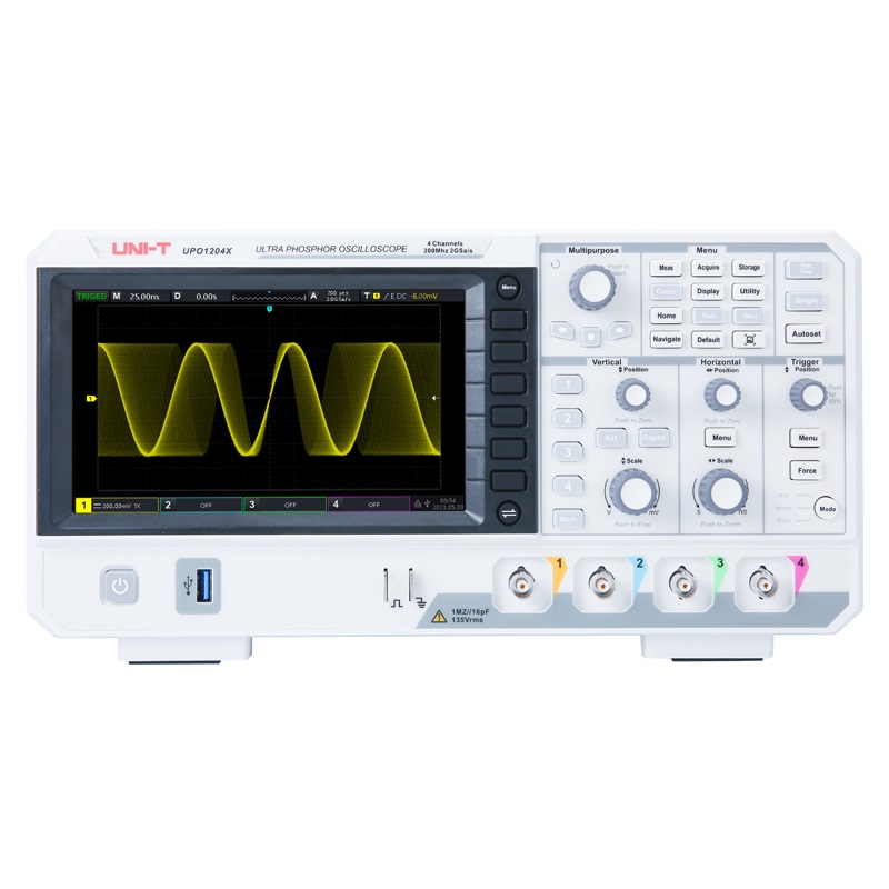 UNI-T UPO1104X 100 МГц цифрово – обзор и цена Digital Storage Oscilloscope 4 Channel 100Mhz