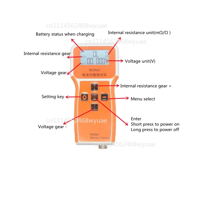Тестер внутреннего сопротивлен – обзор и цена Battery Internal Resistance Tester Four Wire