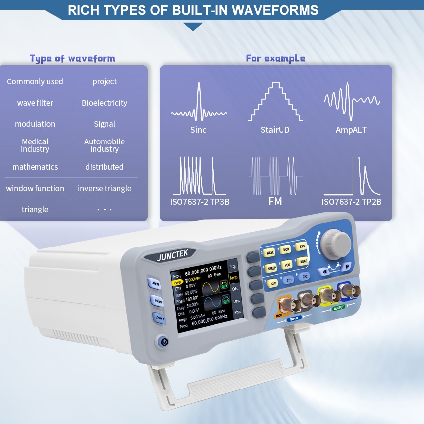 JDS8060 JDS8000 60 МГц Функция – обзор и цена Dual Channel Arbitrary Waveform Function Generator 60Mhz