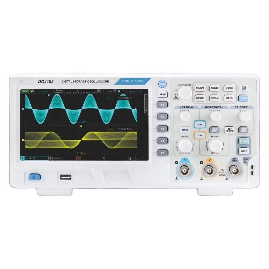 Цифровой осциллограф DQ9104 DQ – обзор и цена Digital Storage Oscilloscope 4 Channel 100Mhz