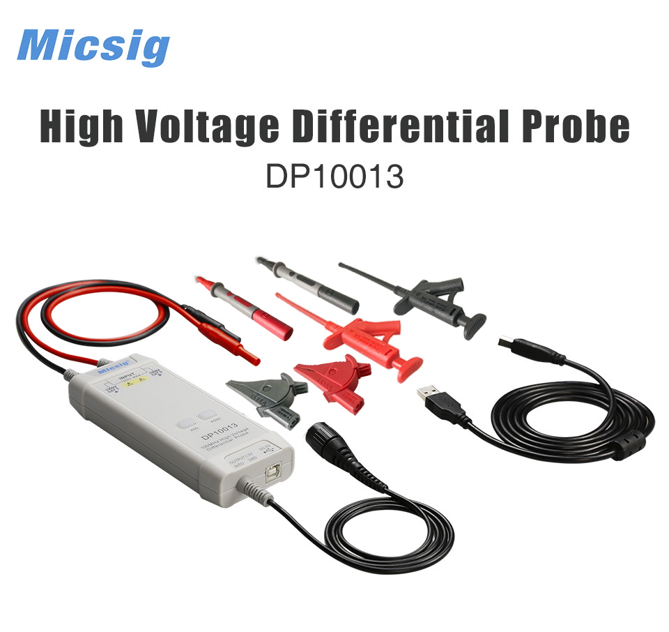 2025Micsig Осциллограф 1300 В  – обзор и цена High Voltage Differential Probe 100Mhz 1300V