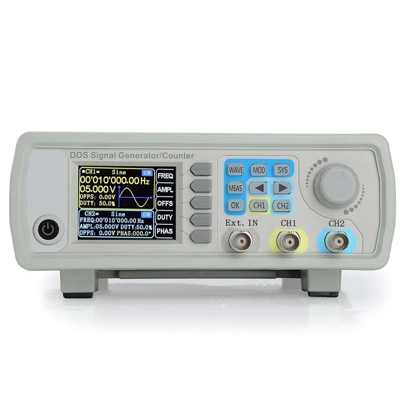 Двухканальный генератор сигнал – обзор и цена Dual Channel Arbitrary Waveform Function Generator 60Mhz
