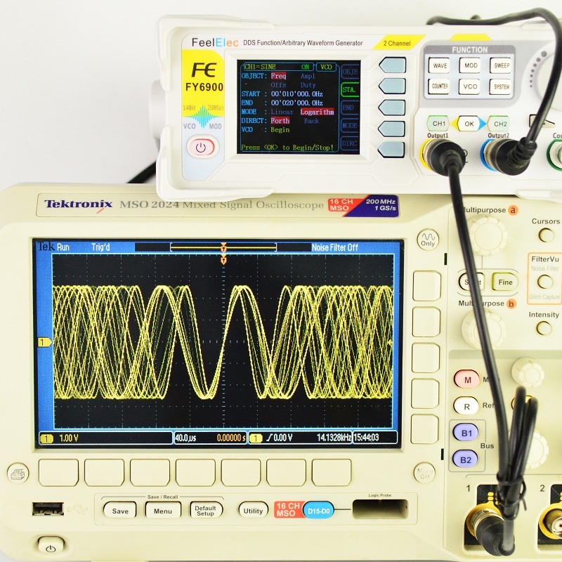 Цифровой генератор сигналов FY – обзор и цена Dual Channel Arbitrary Waveform Function Generator 60Mhz