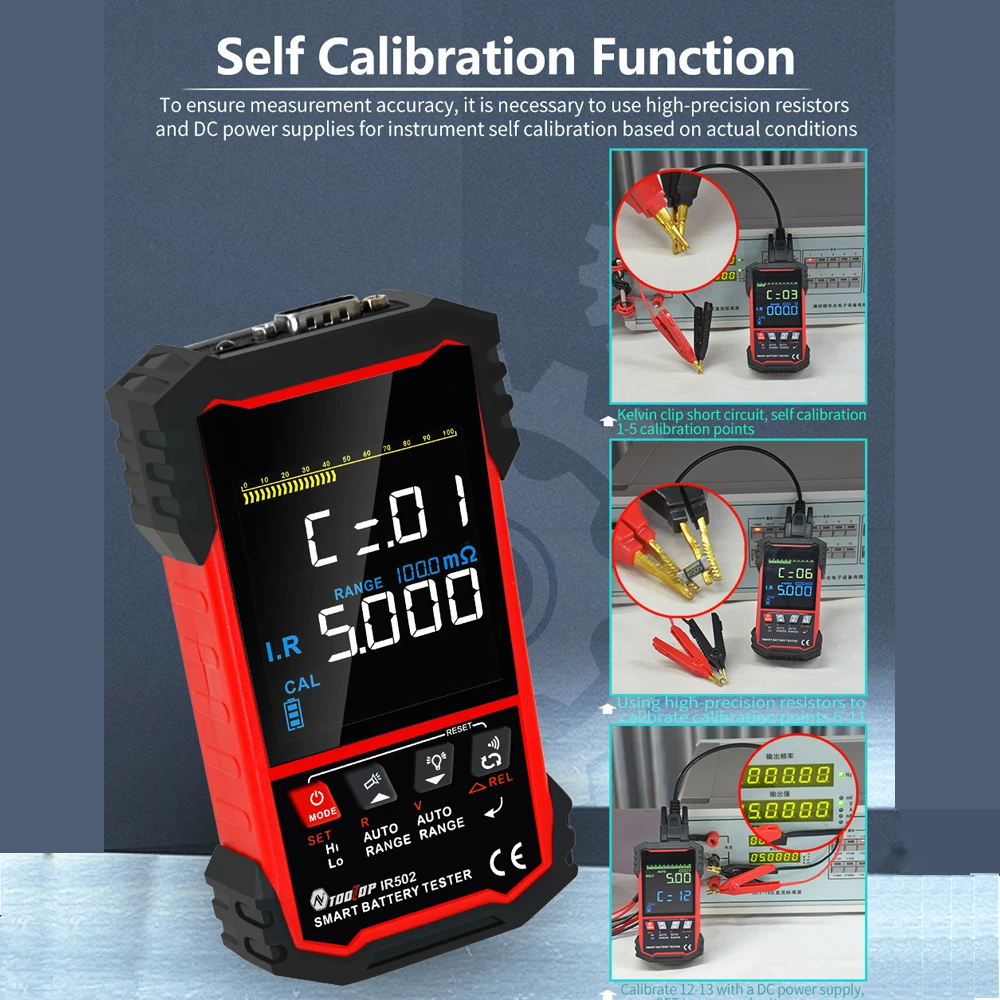 Тестер внутреннего сопротивлен – обзор и цена Battery Internal Resistance Tester Four Wire