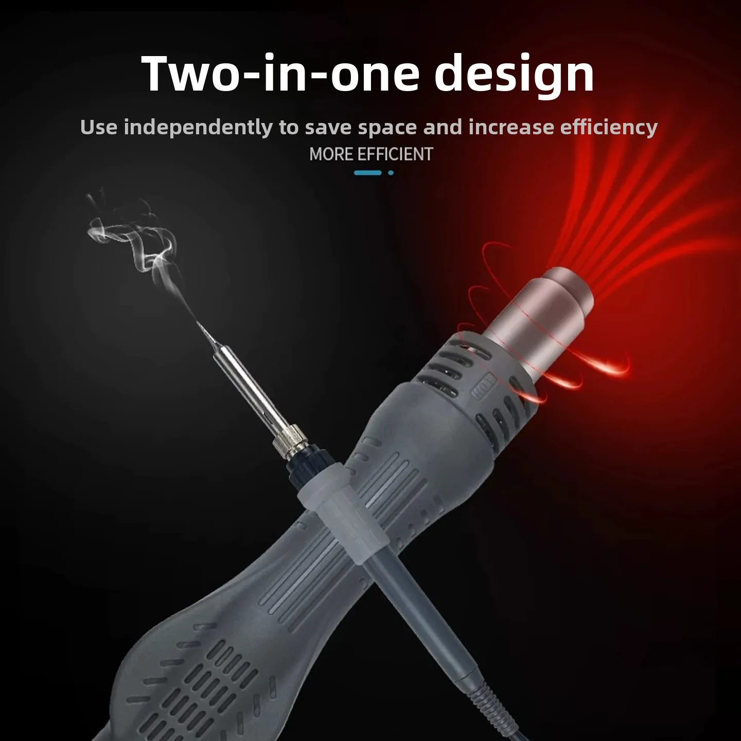8878D 2-в-1 ремонтная станция  – обзор и цена Smd Rework Station Hot Air Soldering 2 In 1