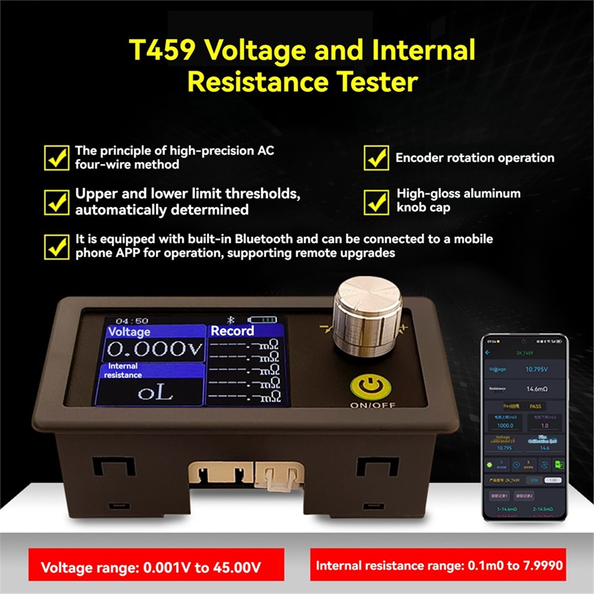 Тестер внутреннего сопротивлен – обзор и цена Battery Internal Resistance Tester Four Wire
