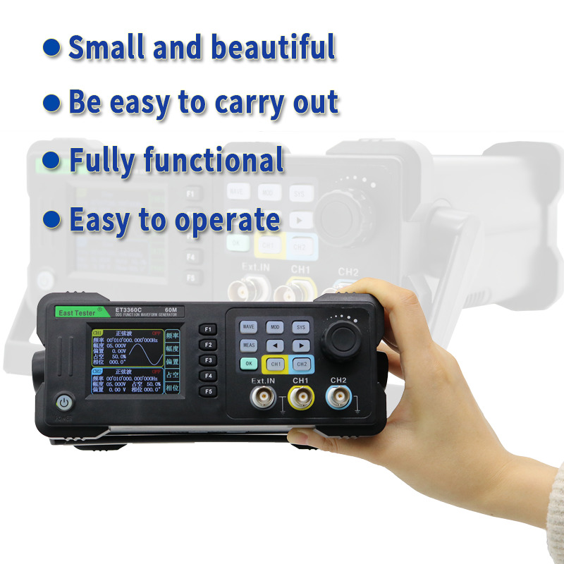 Генератор сигналов/функциональ – обзор и цена Dual Channel Arbitrary Waveform Function Generator 60Mhz