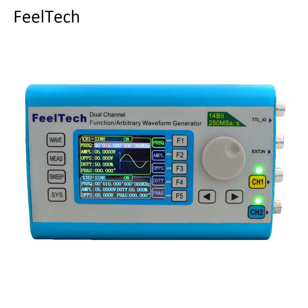 Функция FY6300, генератор сигн – обзор и цена Dual Channel Arbitrary Waveform Function Generator 60Mhz