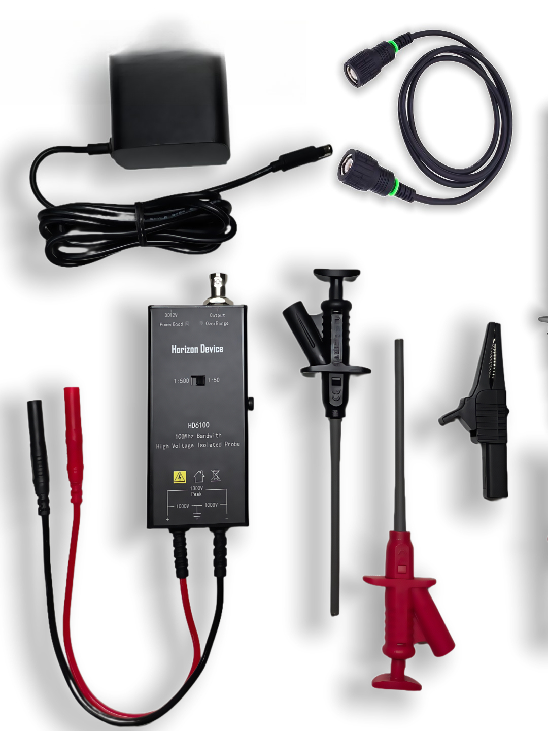 Активный зонд, изолированный д – обзор и цена High Voltage Differential Probe 100Mhz 1300V