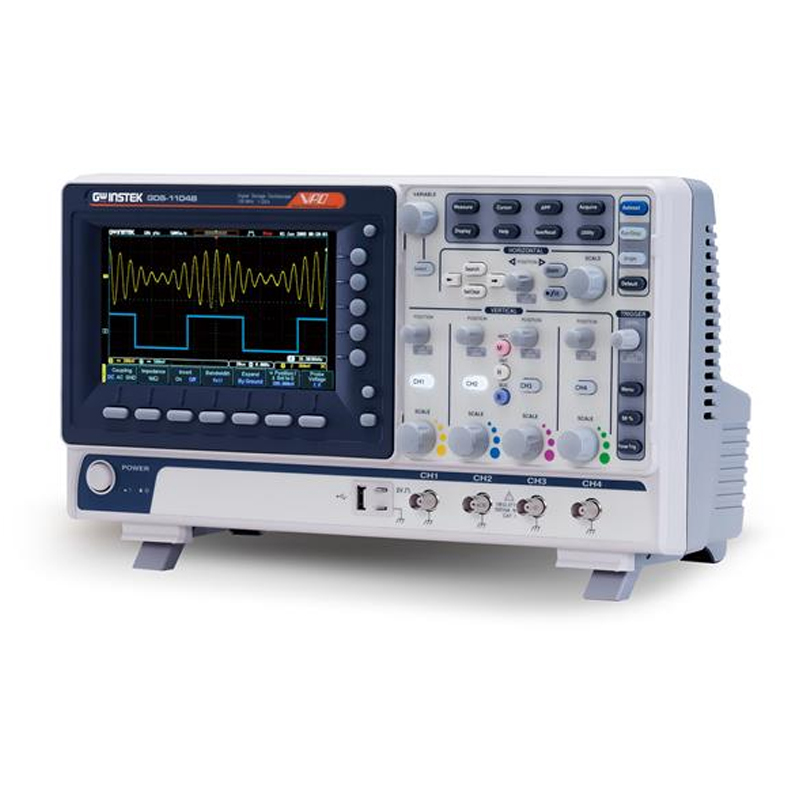 GDS-1104B 4-канальный портатив – обзор и цена Digital Storage Oscilloscope 4 Channel 100Mhz
